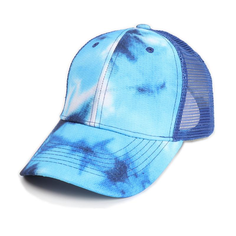 New Fashion Colorful Tie-Dye Baseball Cap Spring Men'S And Women'S Trend Lovers Hat Outdoor Sports Adjustable Sun Graffiti Bones