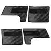 Monster Sport Seat Belt Protector Set 4 Pieces Scratch Resistant Interior Protection Black for Alto Works HA36S