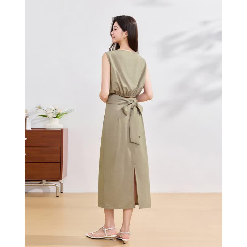 IEF 2026 Summer Korean Style Elegant Two-Piece Set
