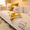 Winter Lammwolle Sofa Handtuch Modern Cartoon Bär Verdicken Plüsch Weich Und Glatt Sofabezüge Für Wohnzimmer Rutschfester Couchbezug