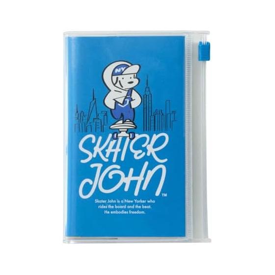 Small grid notebook using notebook paper, B7, with PVC cover EDiT Skater John Marks B EDI-NB32-B