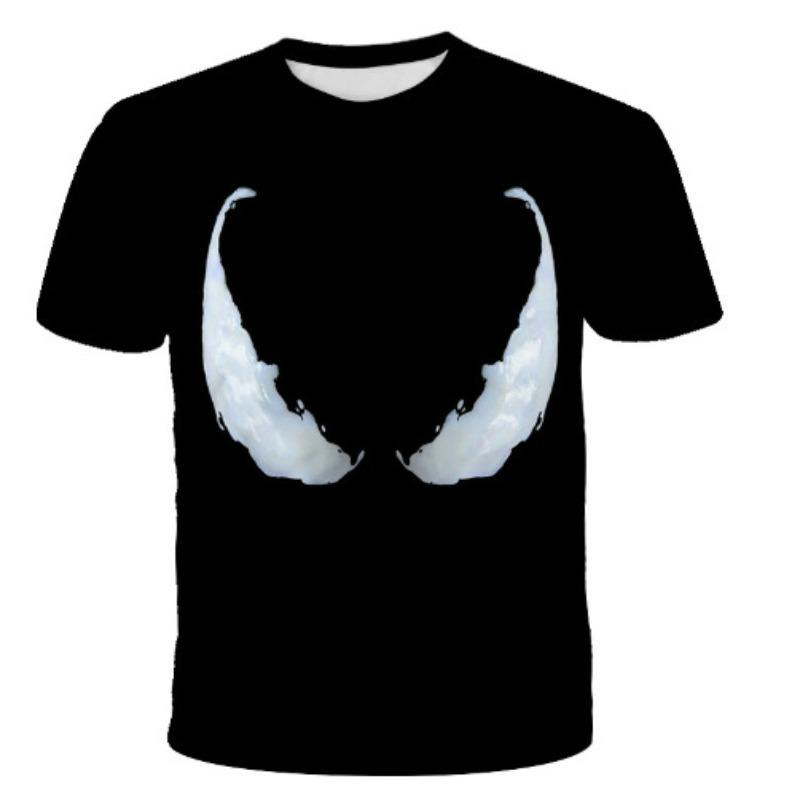 

Men s 3D Printed Street Fashion T-Shirt Cartoon skull print Short Sleeve O-Neck Pullover casual top 6XL чорний