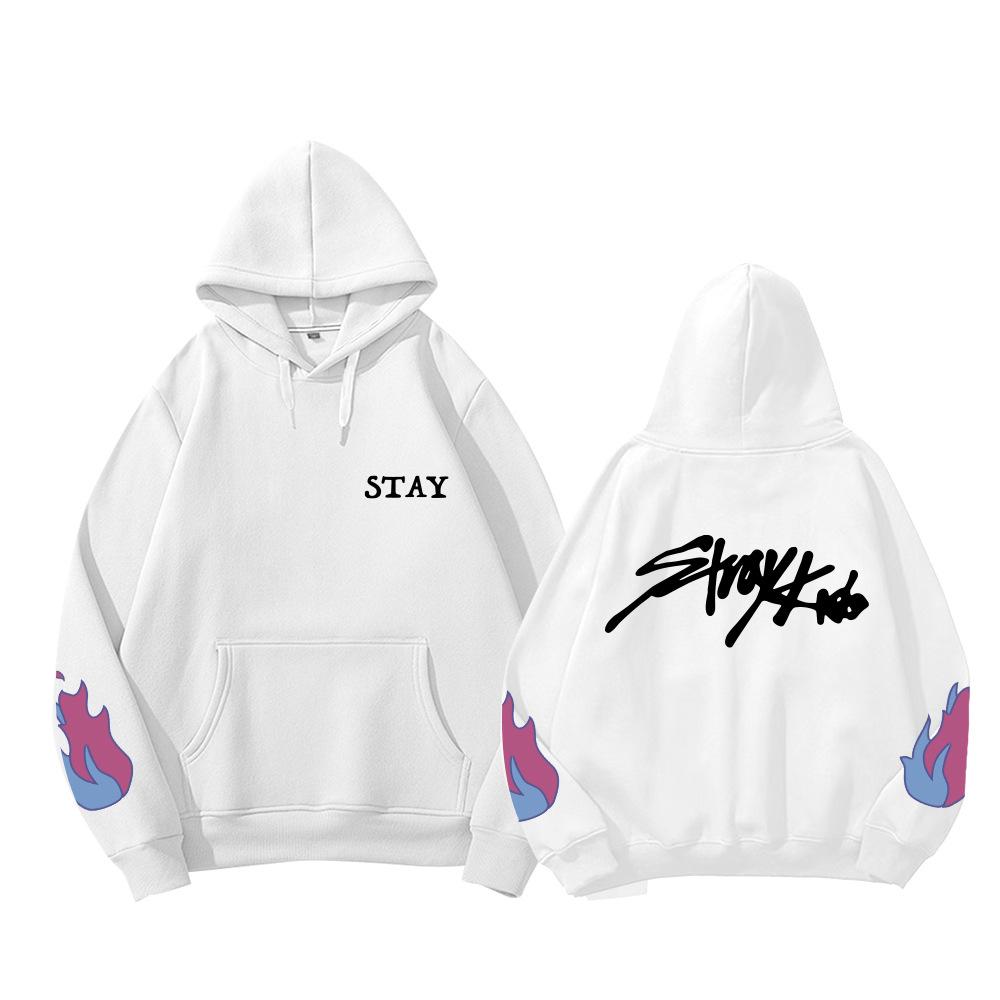 Stray Kids DO IT Pop-Up Tour Hoodie - Unisex Oversized Pullover Sweatshirt with Pink Graphic Print for STAY Fans(Fleece-Lined)