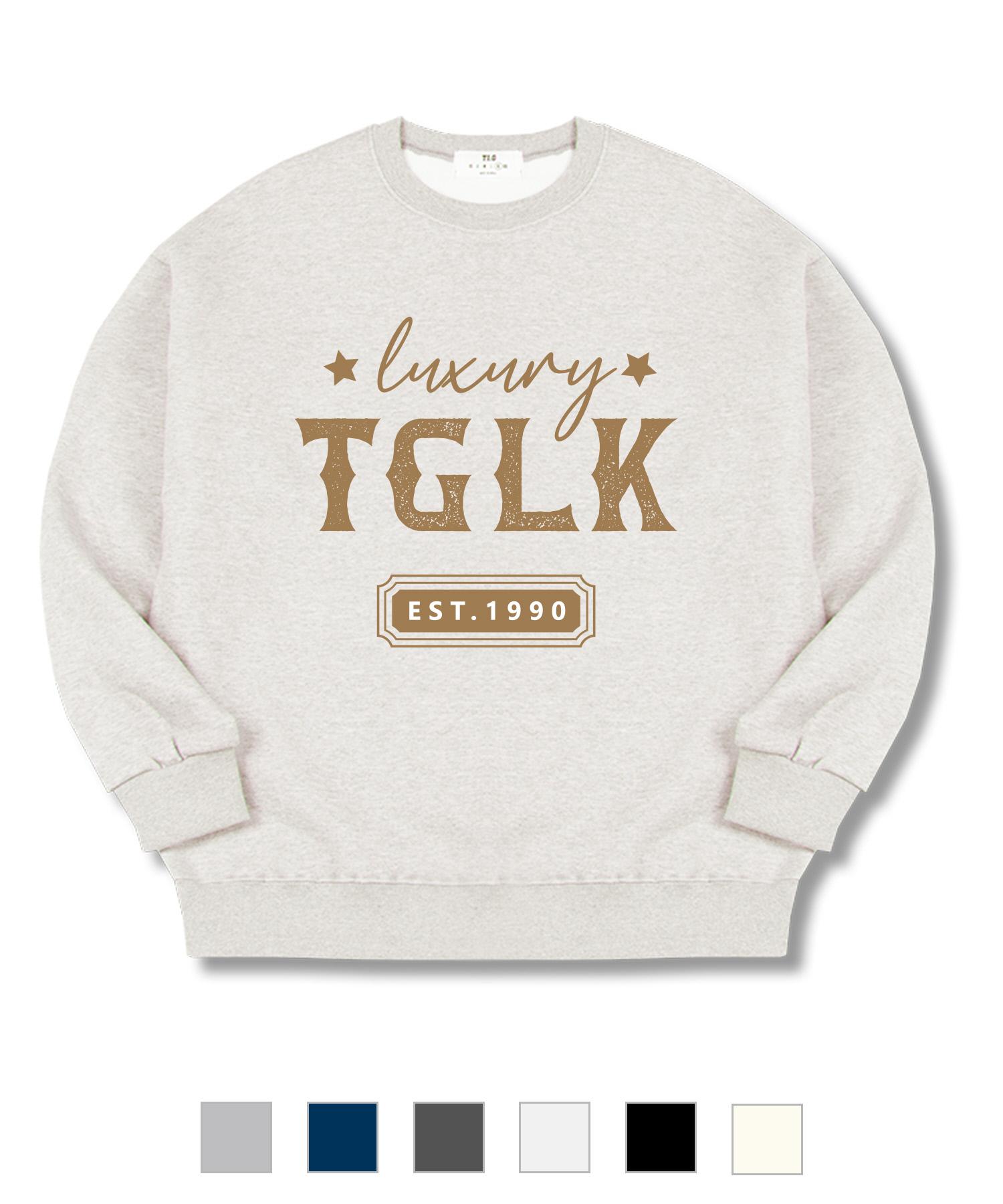 Худи Tee Glake Luxury Logo Oversized [С флисовой подкладкой] (Тип А) Navy/Xl