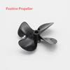 1pc Rc Boat Propeller High Thrust 4 Blades Propeller Positive & Reverse Paddel Fits For Rc Bait Boat Trawl Boat DIY Ship Parts