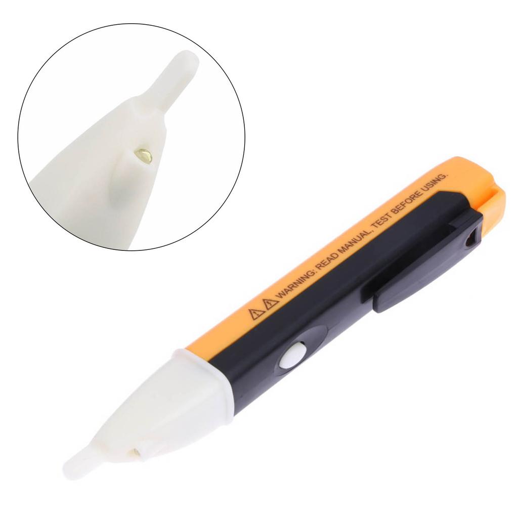 Voltage Tester 90V‑1000V AC Quick Test AC Voltage Detector with Pen Clip for Electricians Yellow