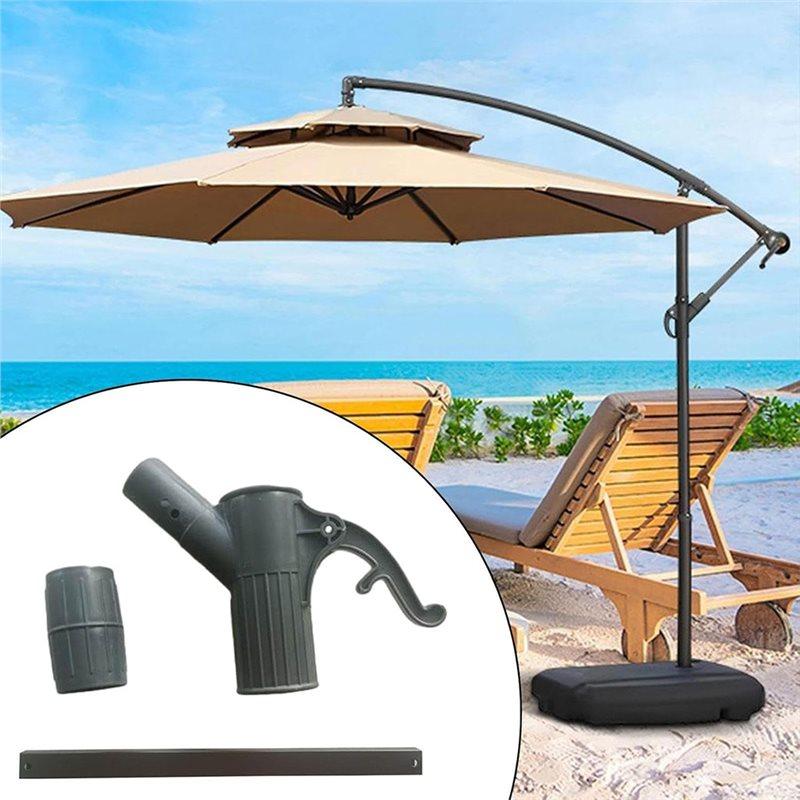 Patio Umbrella Lifting Handle Premium, Outdoor Garden Side Hanging Bracket,Solid Parts And Attachment Holder