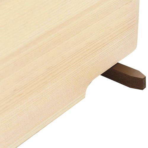 KAI Cutting Board Seki Magoroku Hinoki L 390 x 240 mm with stand Made in Japan Dishwasher safe AP5226