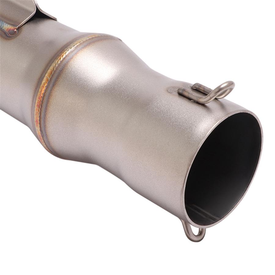 Universal 38-51mm ATV Motorcycle Scooter Exhaust Pipe Muffler Stainless Titanium