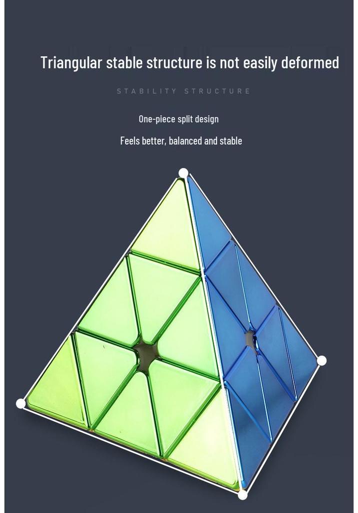 Saint Hand Legend Iridescent Magnetic 3x3 Rubik's Cube: Professional, Smooth, Educational Children's Toy