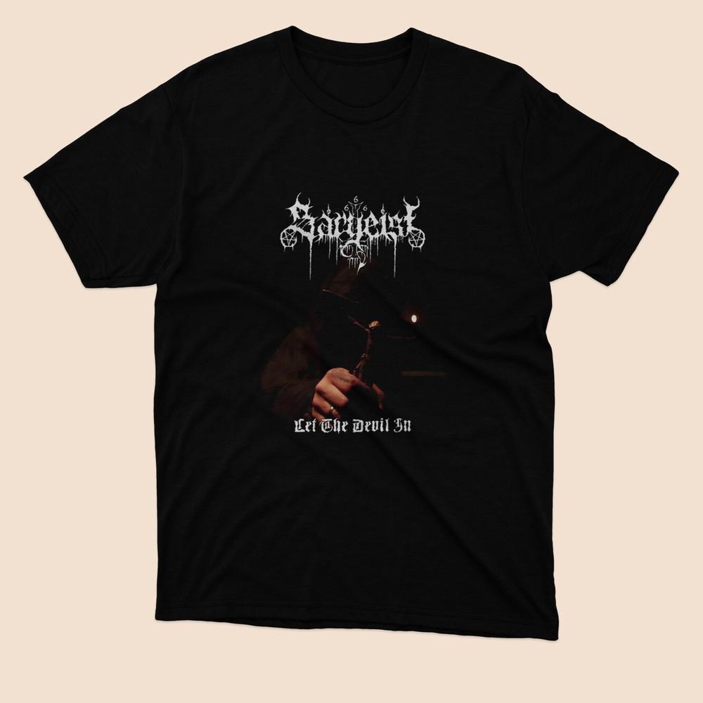 Limited sargeist Let The Devil In Album Band Metal T-shirt Black