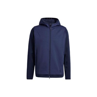Winterized Jacket Color Block Training Sports Hooded Jacket Men Outerwear Navy H35945