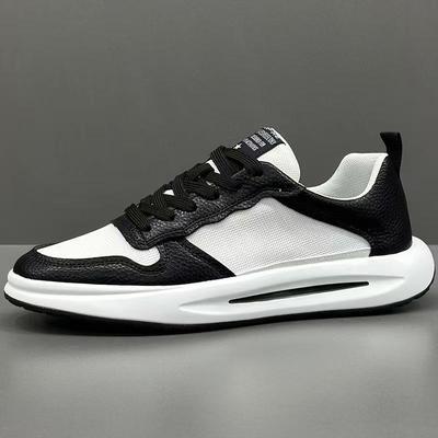 Neue Herrenschuhe Sommer atmungsaktive Mesh-Schuhe dünnes Einzelnetz kleine weiße Schuhe trendige Schuhe dicke Sohle Höhenzunahme Freizeitschuhe Herren