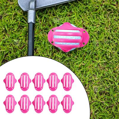 10 Stück Golfball Linienmarkierer Ausrichtungswerkzeuge Markieren Zeichnen Marker Schablone Anreißer Zubehör