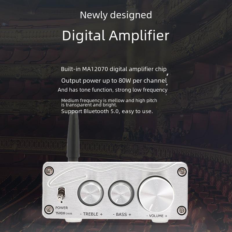Infineon MA12070 D80B Zweikanal-HiFi-Bluetooth 5.0 High-Power-Audiophiler Verstärker