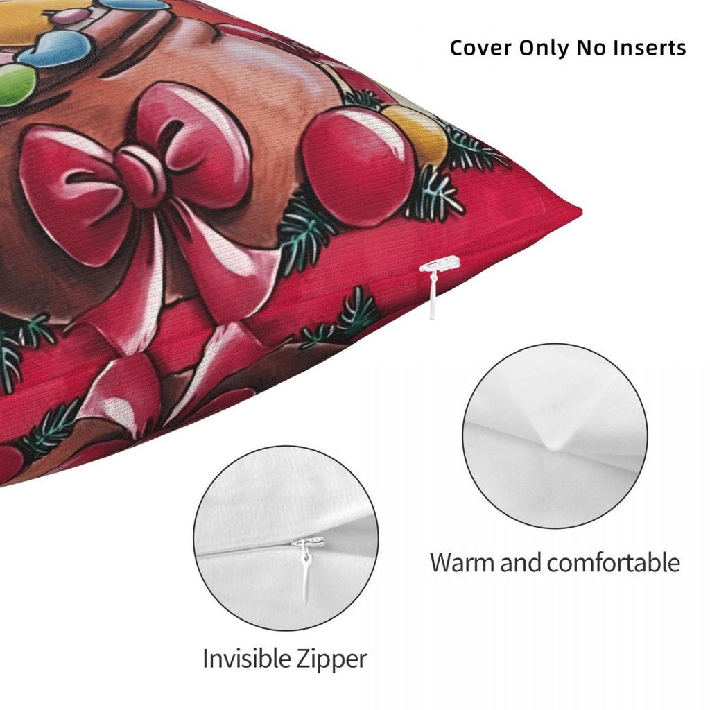 Pillow Cover Christmas Diddl Printed Cushion Cover Funny Pillow Case For Living Room Chair Pillowcases