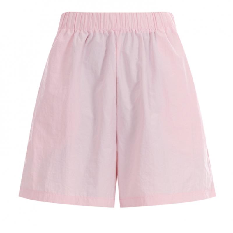 Shop Women Banding Short Pants Summer Exercise Walking Pic Wpt 12032 Gray Beig
