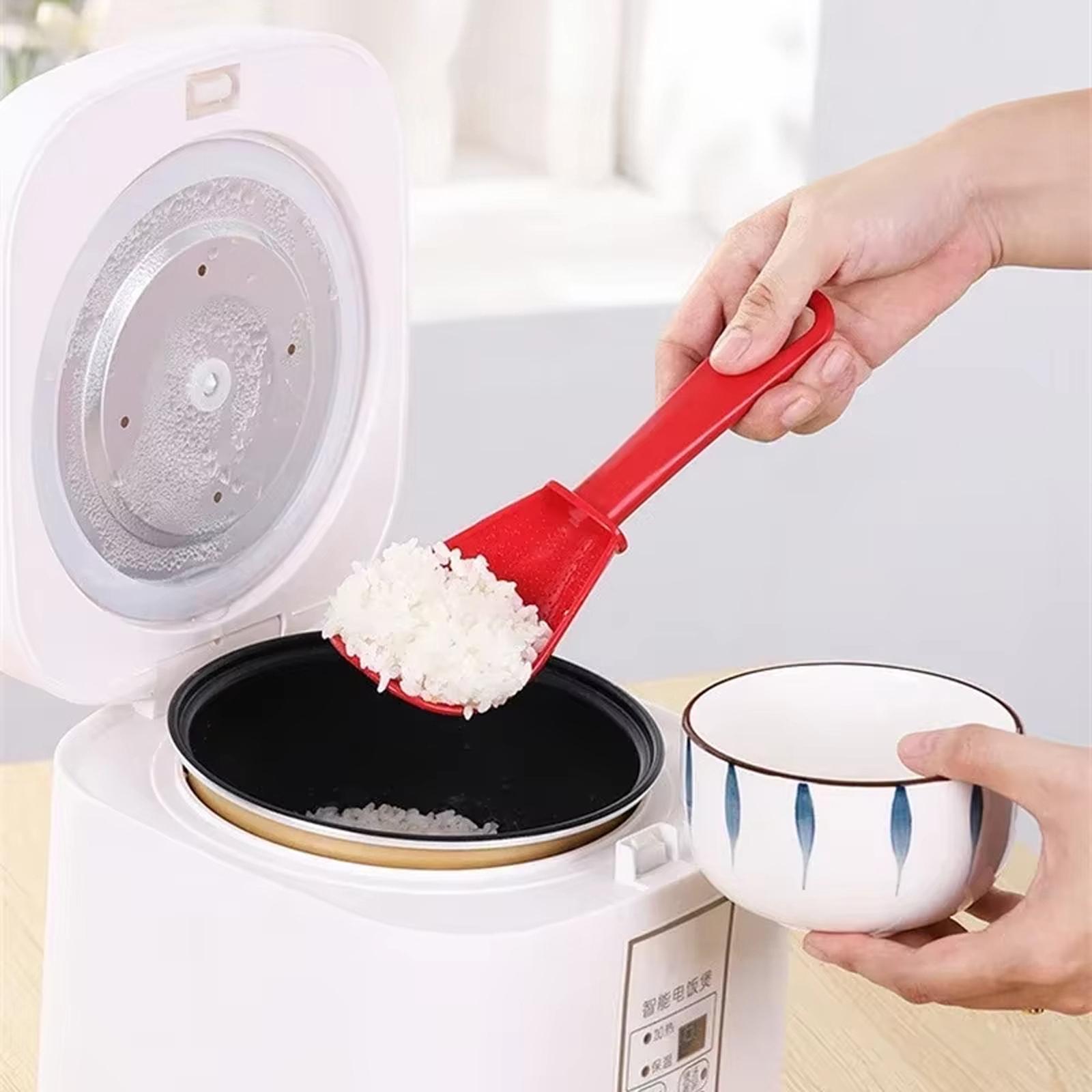 

Food Grade Multifunctional Cooking Spoon Colander Baby Food Masher Potato Ricer Grinder for Home one size красный