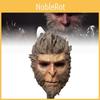 Scary Black Wukong Monkey Mask Realistic Latex Halloween Costume Accessory