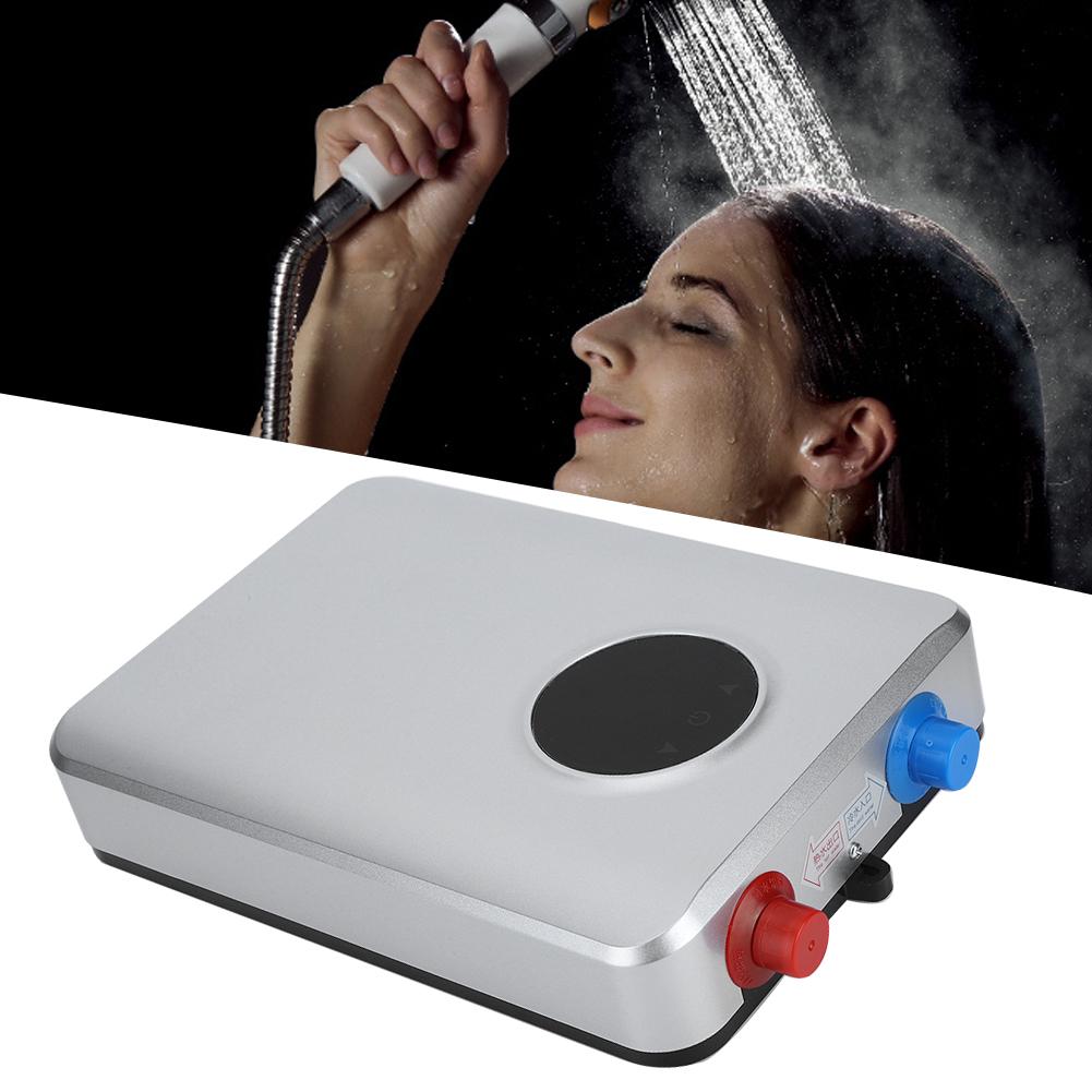 5500W Intelligent Electric Hot Water Heater Touch Screen Instant Heating Builtin AntiLeakage