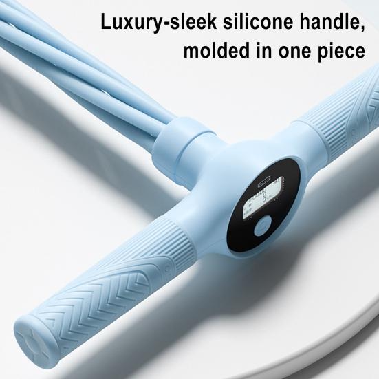 6-Buizen Pedaal Enkeltrekker Weerstandsband met Teller Handvat Elastisch Yoga Sit-up Trek Touw Mannen Vrouwen Pedaal Spanner Oefening Apparaat