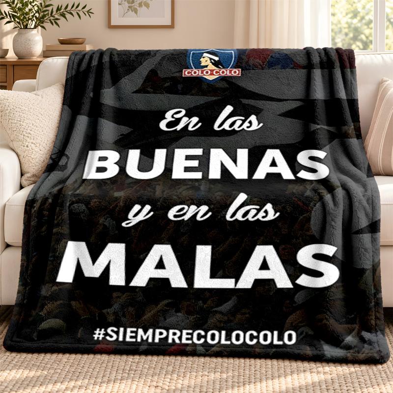 Colo-colo blanket Flannel Blanket Soft Cozy Plush Throw for Sofa Bed Lightweight Home Decoration Outdoor camping
