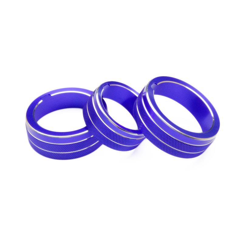 

Volkswagen T-Cross Shadow Air Conditioning Audio Knob Decorative Ring Set (3-Piece)