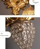 Electroplated Horse Head Luxury Wall Lamp for Living Room or Corridor