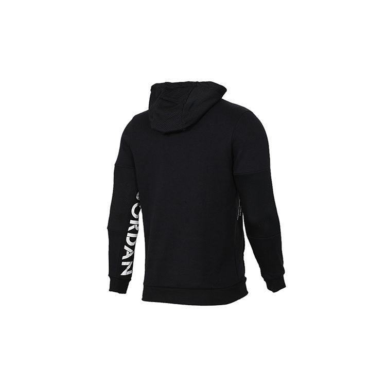 Jordan Sweatshirts Men's Black Hooded Moderate Regular 939987-010