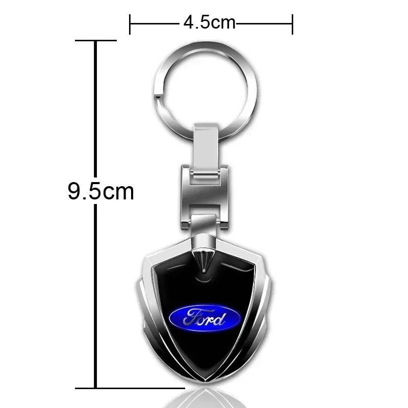 Nuovo adesivo per auto 2026 Nuovo 2025 Portachiavi per auto in metallo di alta qualità Decorazione portachiavi per auto Accessori auto per Ford Focus 2 3 Mo