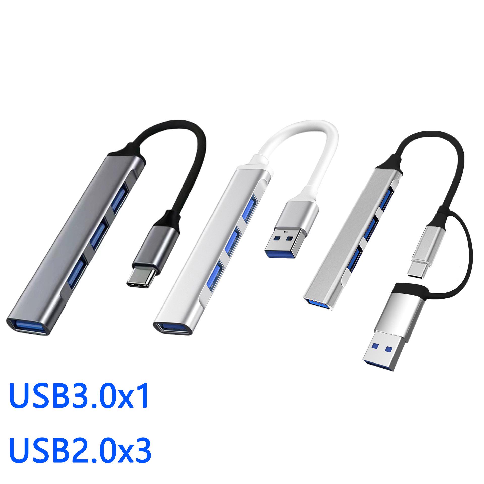 

USB-C to USB 3.0 Quad-Port Expansion Dock USB 3.0 Gray [Bagged]