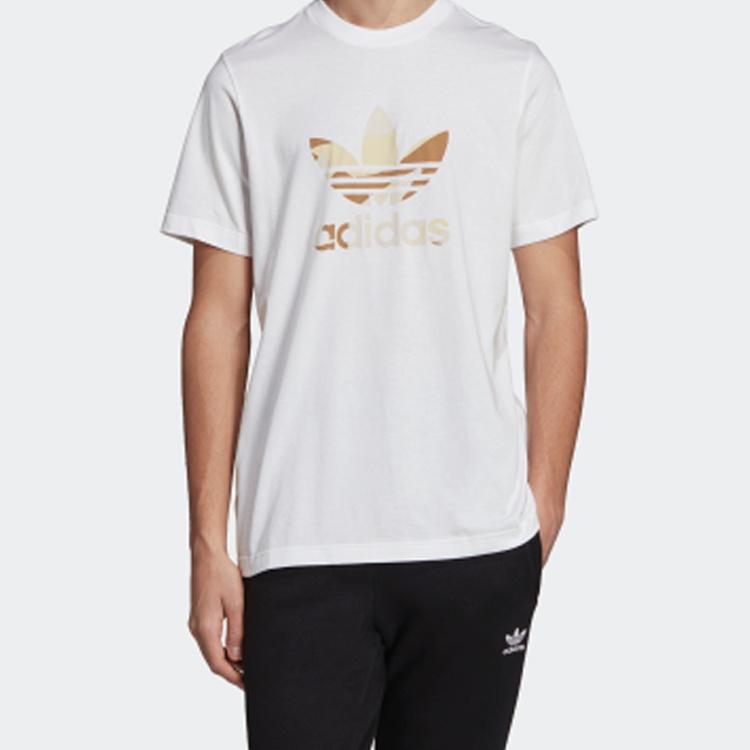 adidas Camouflage Trefoil Tee 'White' Men's ED6960