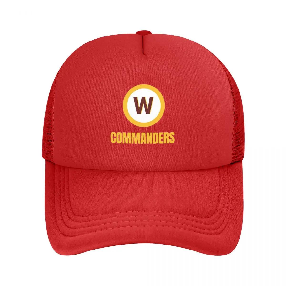 

Сетчатые бейсболки Washington Commanders Snapback Кепки для бейсбола Повседневные Кепки для улицы Для мужчин и женщин One Size