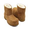 2025 Winter Fleece-Lined Big Head Snow Boots, Non-Slip Thick Sole, Height-Increasing, Pull-On Fashion.