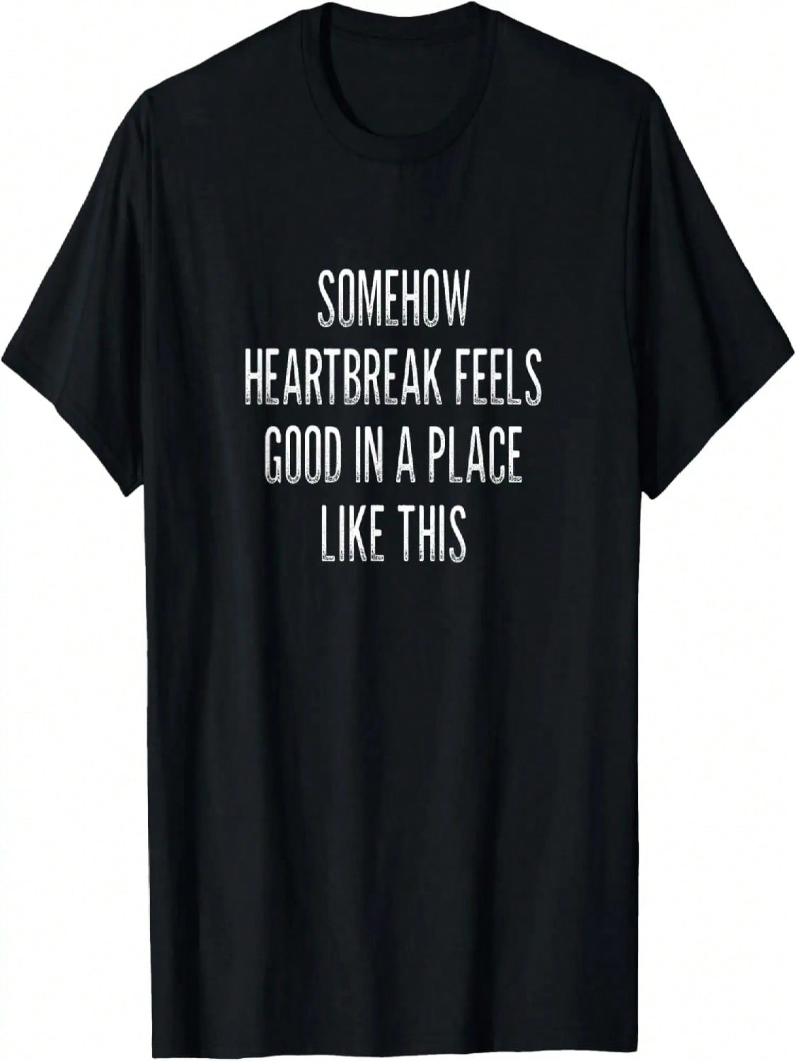 Somehow Heartbreak Feels Good In A Place Like This - Retro - T-Shirt S разноцветный