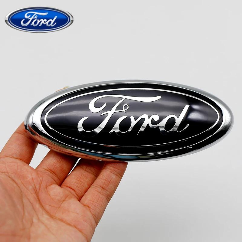 Car Sticker Ford ABS 14.5 Car Front Head Hood Bonnet Logo Rear Trunk Badge Sticker For Ford Mondeo Focus Fusion MK2 MK4 F150 F25