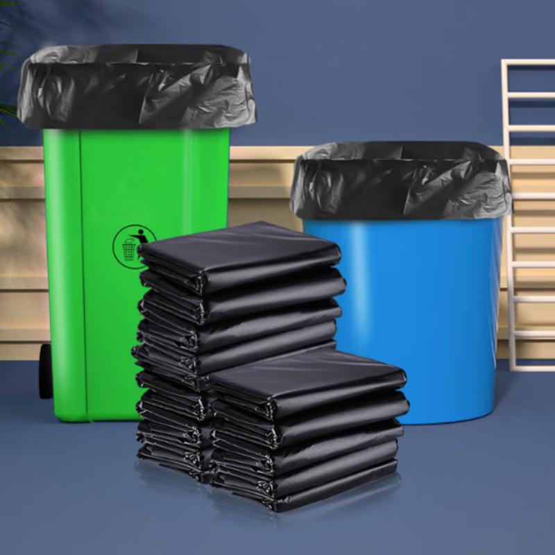 Heavy-Duty Flat-Top Trash Bags