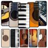 Music Instrument Guitar Piano Phone Case For Realme 10 9 8 5G 7 6 GT2 Pro Plus 9i 8i C21 C11 C25 C35 GT Neo 2 3 3T Soft Cover