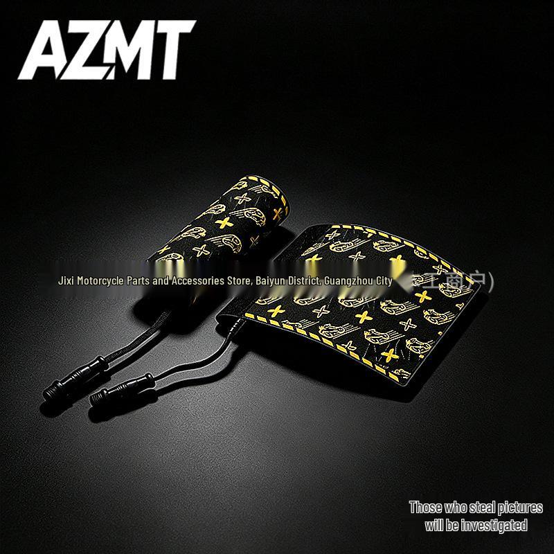 AZMT Universal 12V Adjustable Electric Heated Motorcycle Handlebar Grips