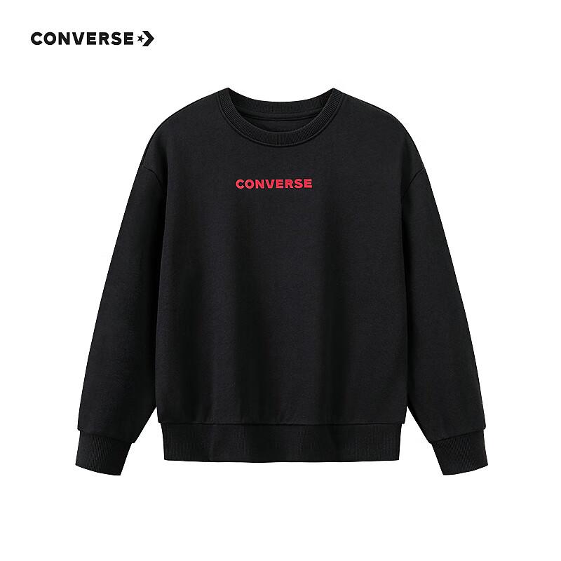 Converse Kids' Retro Print Cotton Terry Sweatshirt