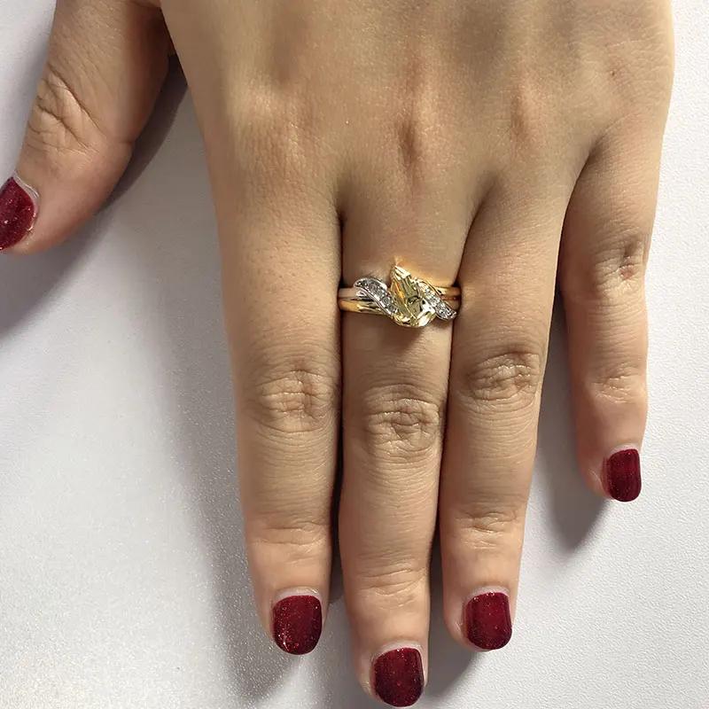 Vintage Silver Color Golden Prayer Rings for Women Unique Religious Hand Zircon Jewelry Gifts