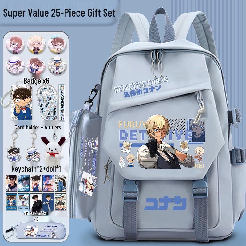 Detective Conan x Kaito Kid Large Capacity Backpack for Students