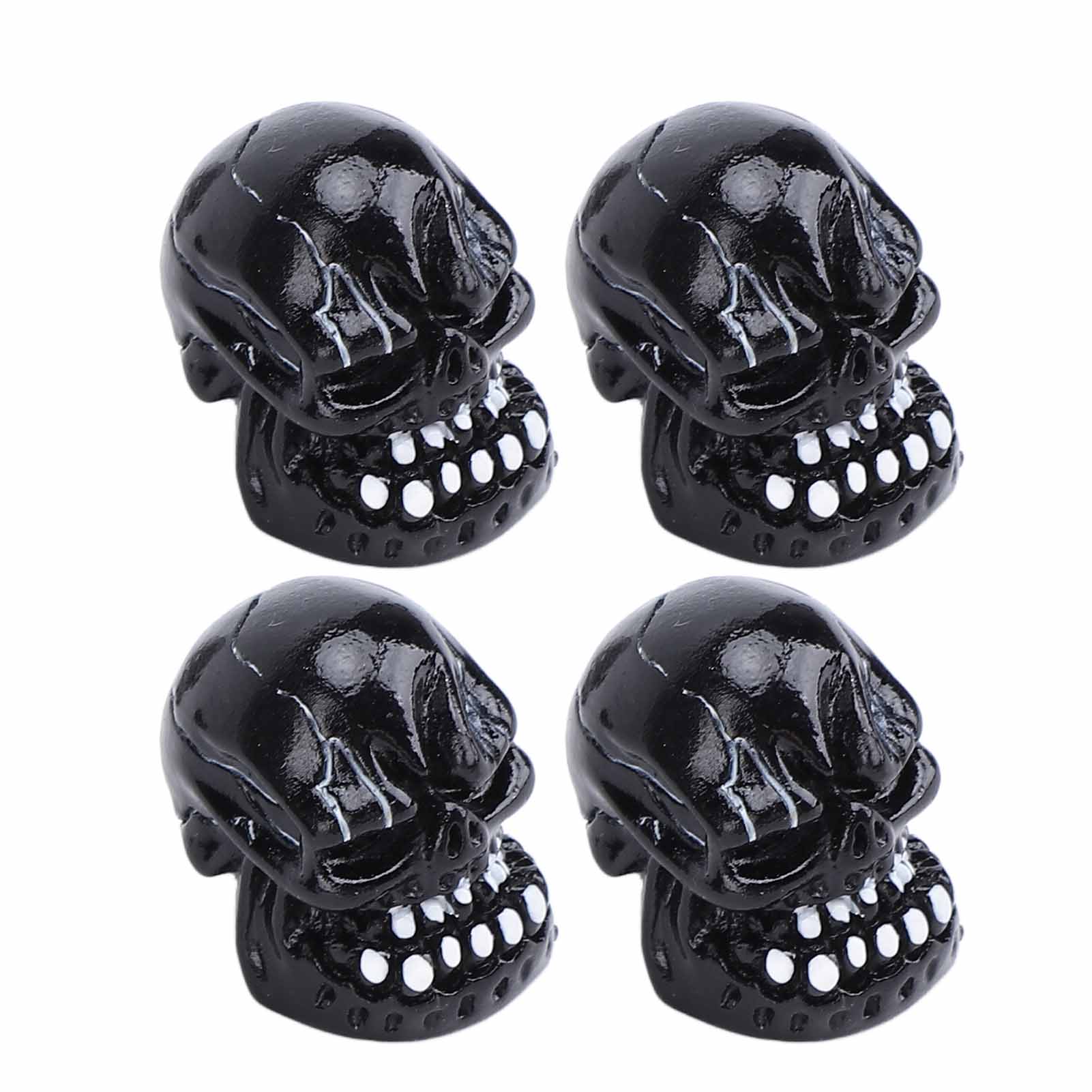 

Крышки клапанов шин Skull универсальные устойчивые к эрозии пыленепроницаемые колпачки воздушных клапанов колес для легковых и грузовых автомобилей