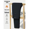 ROMON Men's Fleece-Lined Commuter Casual Trousers