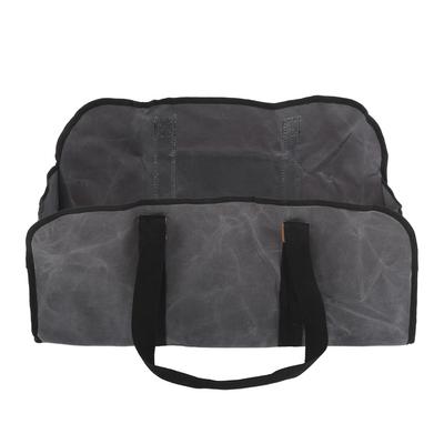 Wax Canvas Bag Large Firewood Storage Bag Portable Fire Wood Log Carrier with Handle
