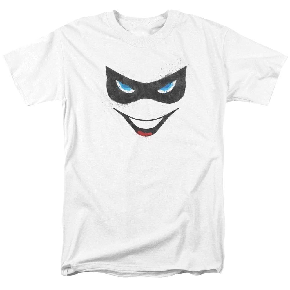 Batman Harley Quinn Face Twisted Smile DC Comics Licensed Children s T-shirt 100
