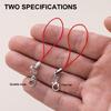 100Pcs Unique Handmade Keychains Pendant Elegant Lobster Clasps Phone Strap for DIY Keychain Pendant Accessories