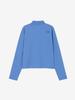 North Cropped Indigo Size M [The Face] Long-Sleeve Tee, Wonder,