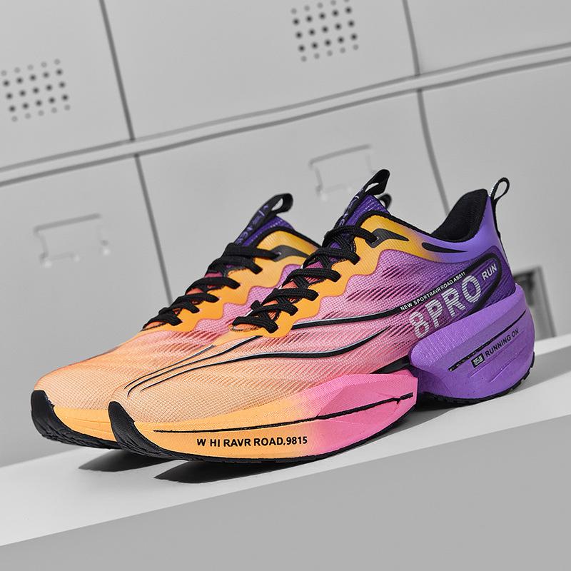 New Chitu 8pro Middle School Students Running Shoes Autumn Mesh Students Super Soft Racing Breathable Body Test Carbon Board Sports Shoes