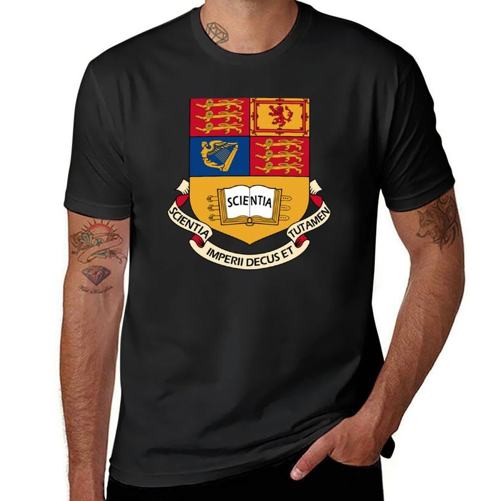 T-shirt Imperial College London abbigliamento estivo t-shirt oversize da uomo